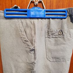 Mens Cubavera Pants 36 37 38 Waist Gray