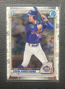 2020 Pete Crow-Armstrong “PCH” 1st Bowman Chrome Rookie Card. Chicago Cubs.