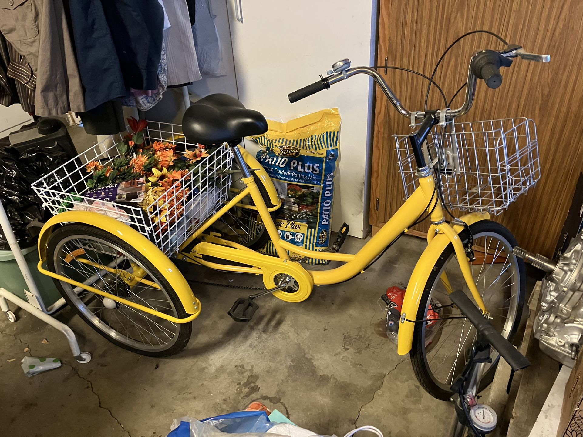 Adult Tricycle With Basket