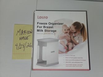 Breastmilk Bag Freezer Storage Organizer