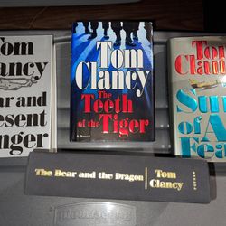  Tom Clancy Hardcover Books 