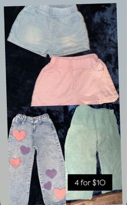 Girl jeans & shorts bundle size 6