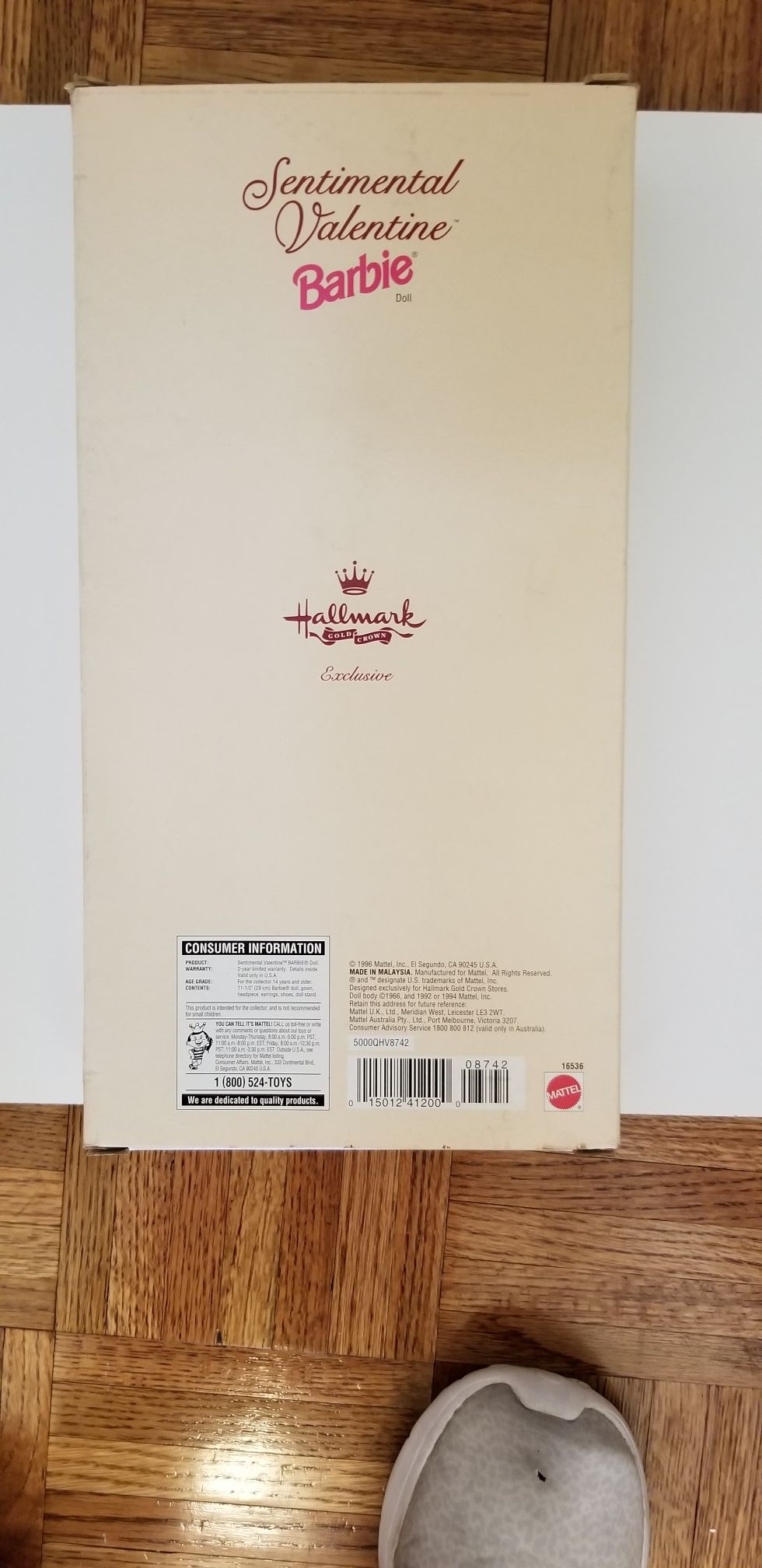 Valentine Barbie Vintage NEW in box