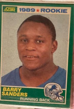 Barry Sanders rookie card