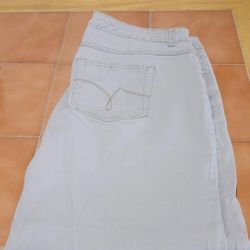 Just My Size Tan Stretch Denim Jeans Size 18W Short