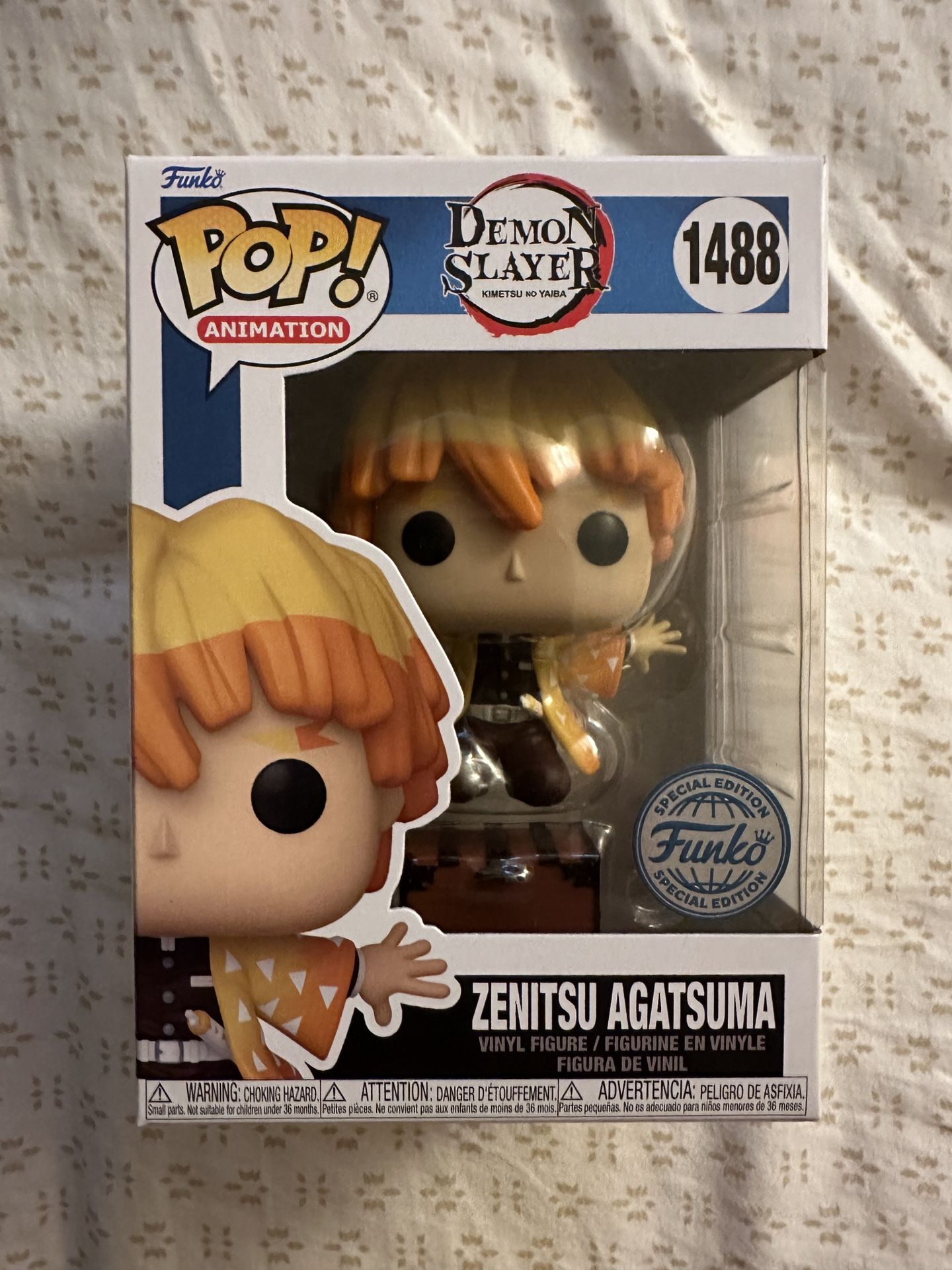 Zenitsu Agatsuma 1488 Funko Pop “Funko Special Edition”