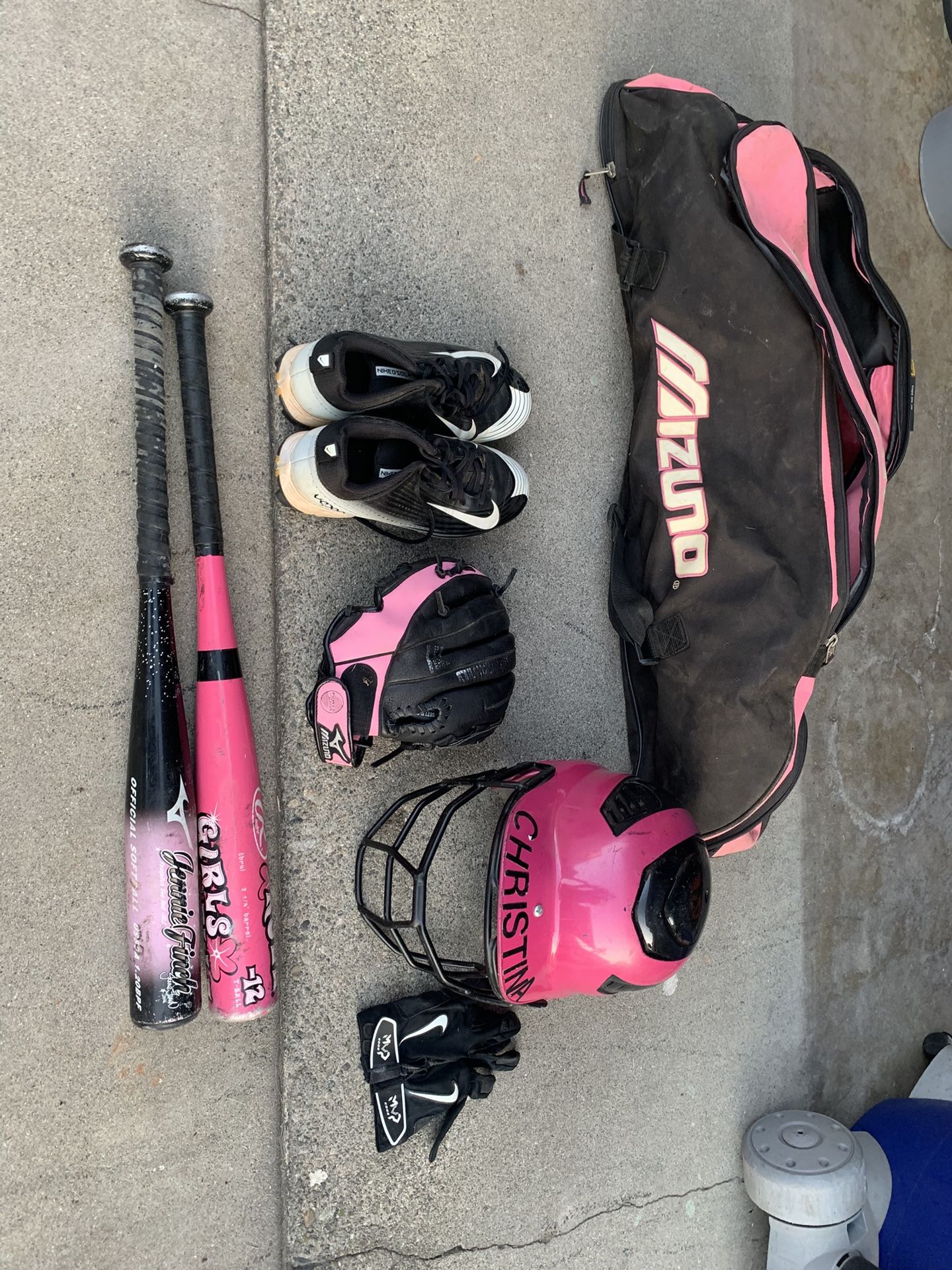 Girls Softball Set