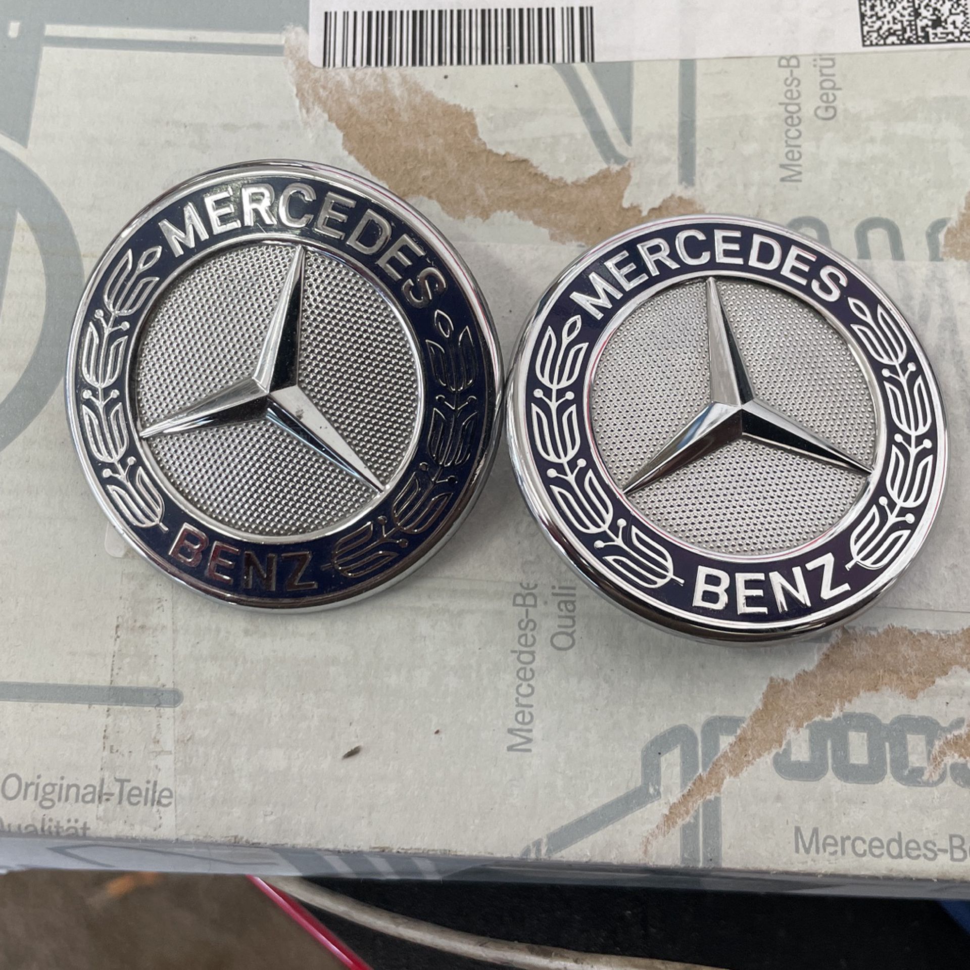 Mercedes Benz Badges HOOD AND BUMPER COVER 