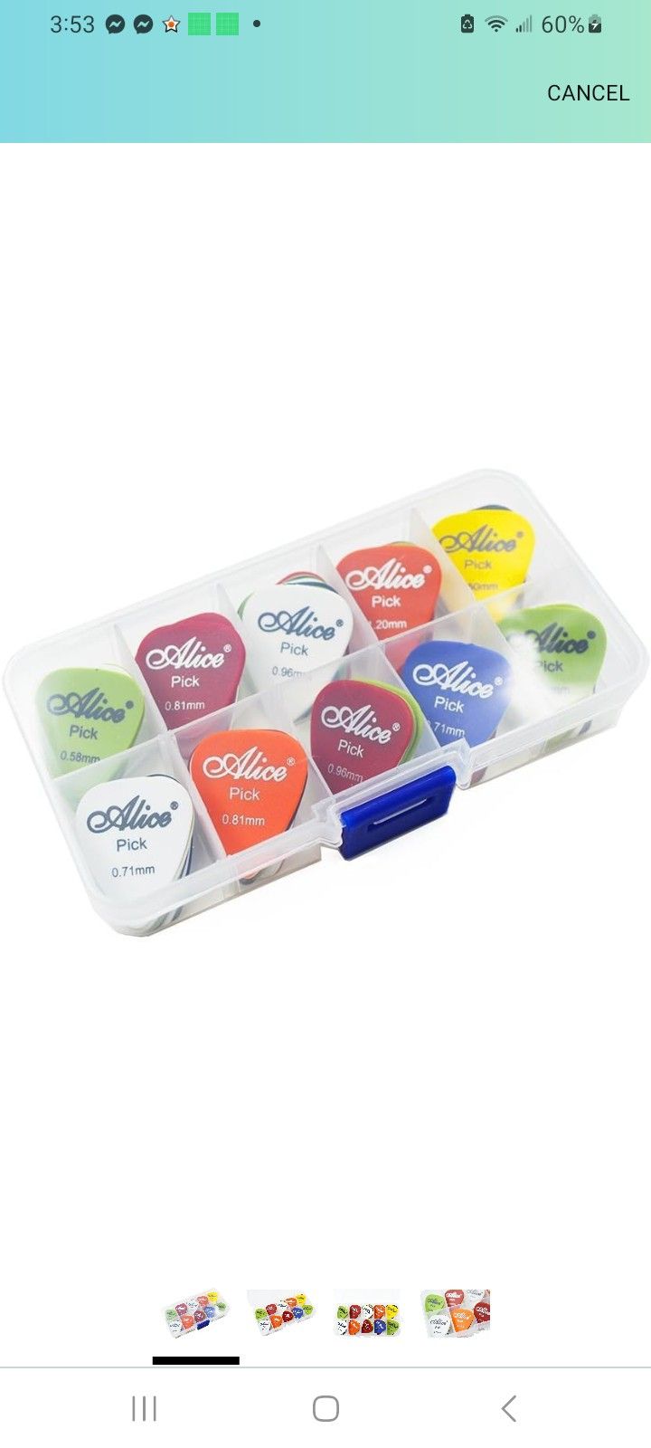Alice Acoustic, Electric Guitar Picks