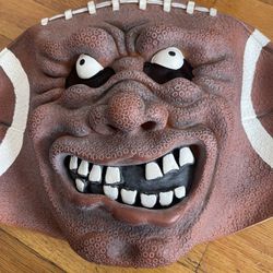 Vtg 2000 Nightview Football Head Full Head Rubber Mask Costume Super Fan Mascot
