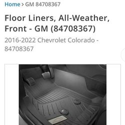 2021 Chevy Colorado OEM FLOORLINERS 