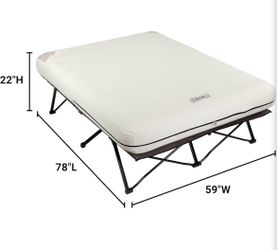 Coleman Queen Cot and Air Mattress