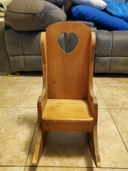 Wooden Toddler Rocking Chair 