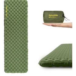Naturehike Insulated Inflatable Sleeping Pad 27oz, 4.6R Ultralight Backpacking Sleeping Pad