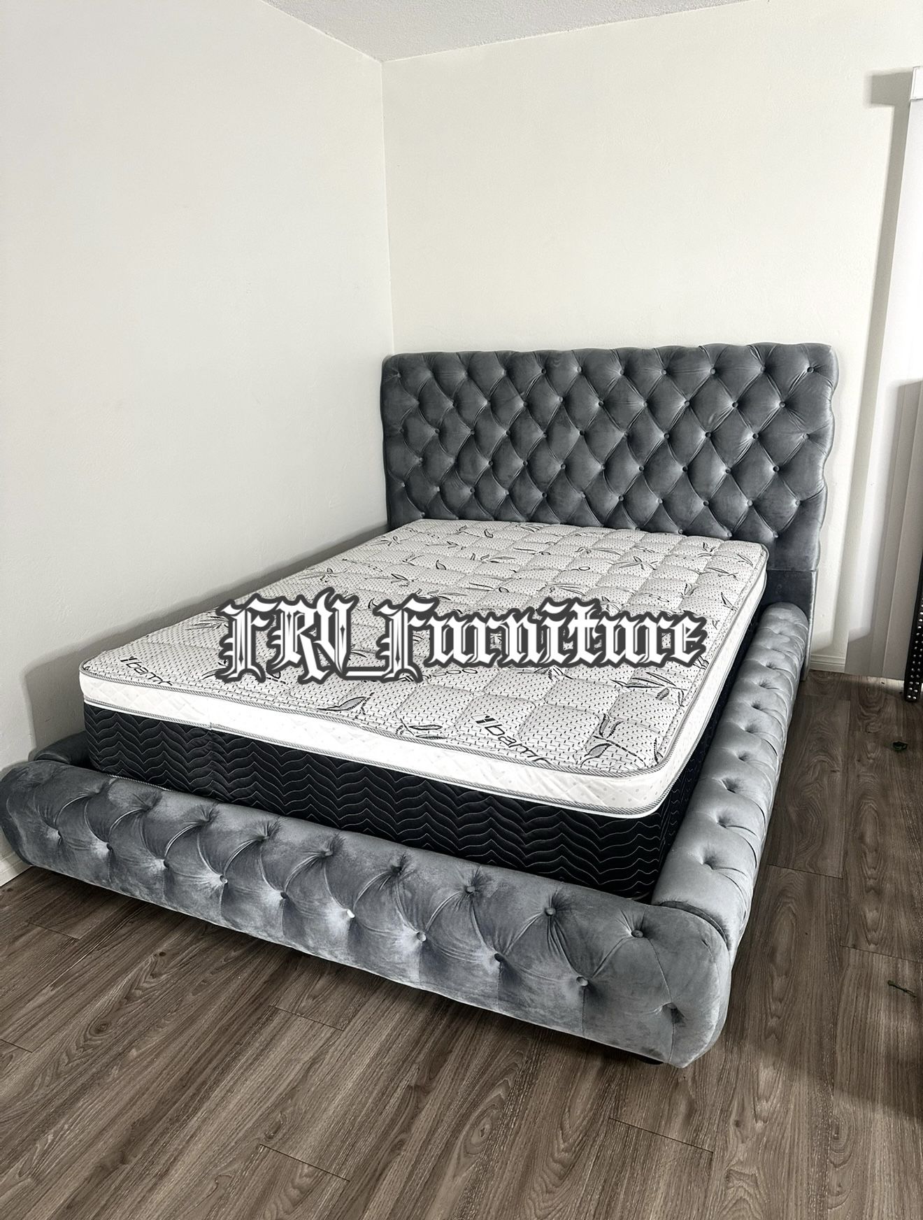 New Queen Bed Frame With Matress
