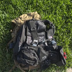Scuba ( Zeagle Ranger BCD) And Usmc Bag