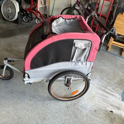 Bicycle trailer for dogs