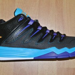 Jordan CP3.IX basketball shoe in a black, laser orange and blue colorway Size 12 