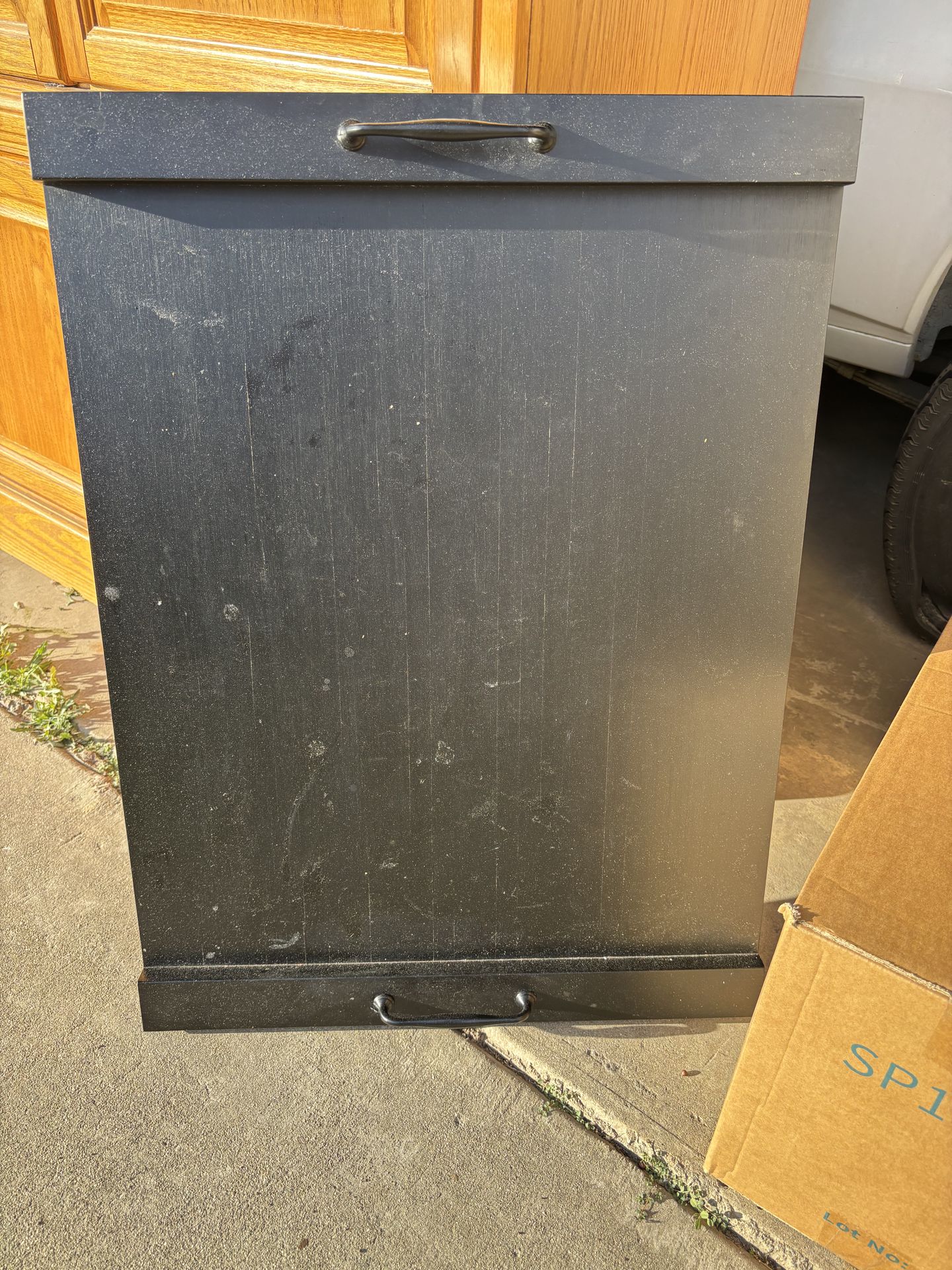 Stove top wooden cover