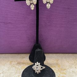 Vintage Ring & Matching Earrings