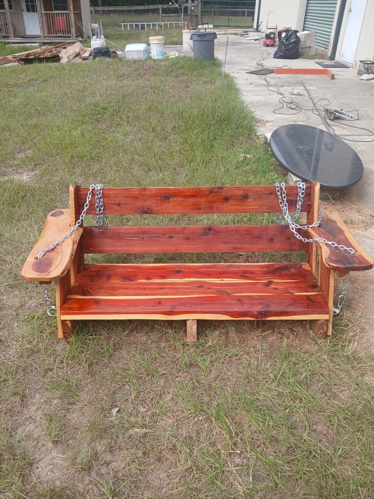 Cedar Porch Swing