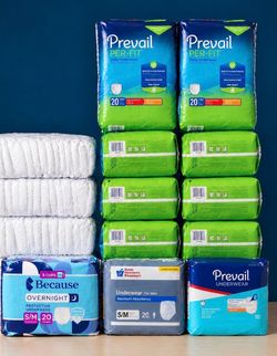16 Adult Incontinence Underwear Bundle – Prevail & More