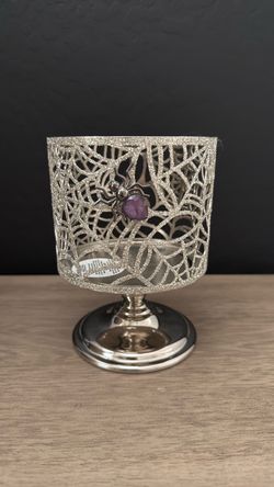 Bath and Body Works Spider Web candle holder