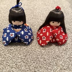 Japanese kimekomi dolls