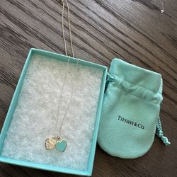 Tiffany&Co Return To Tiffany Blue Double Heart Tag Pendant 