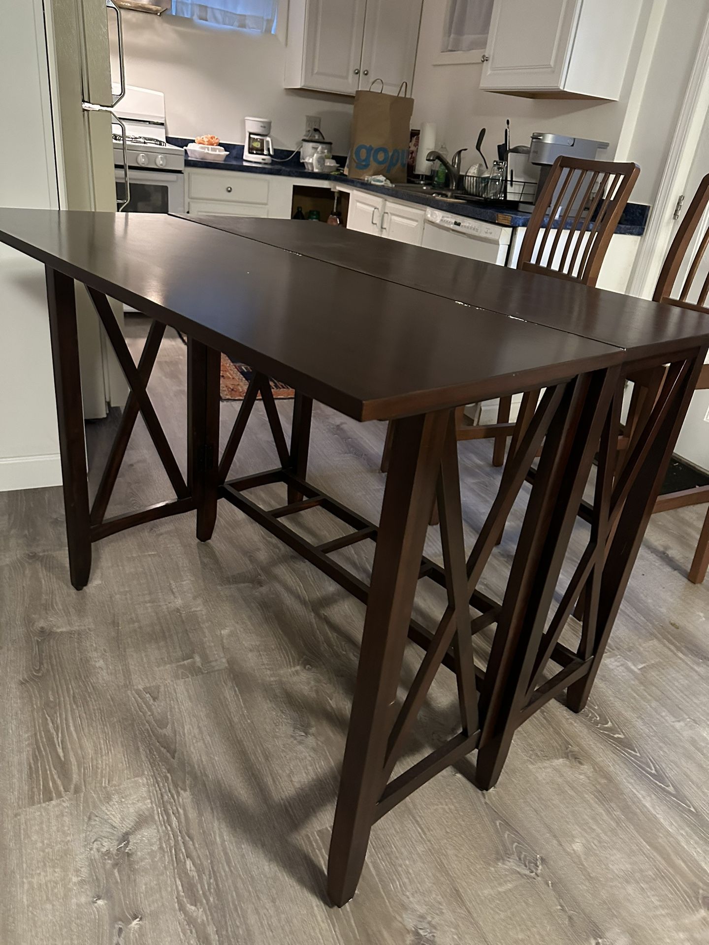 Kitchen Table Foldable with chairs 