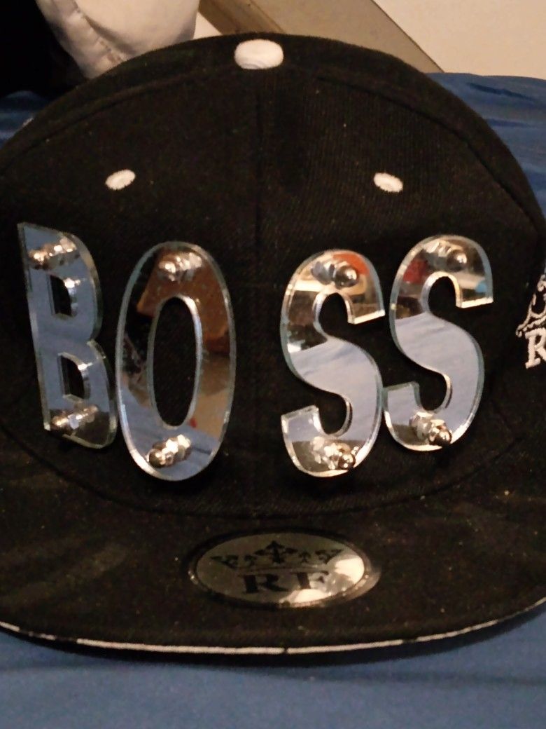 BOSS MIROR HAT BY REAL FIRE..ADJUSTABLE NEW