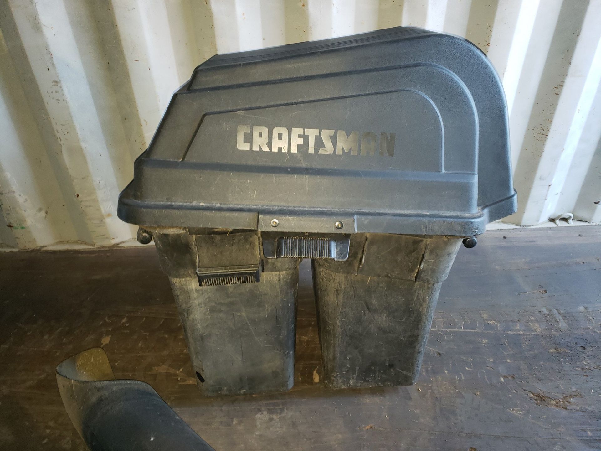 Craftsman tractor/riding lawnmower bagger system