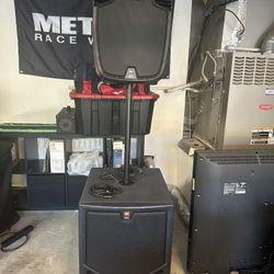 JBL EON powered speaker set