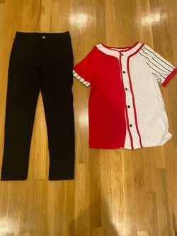 New girls  Halloween Baseball Top  and pants Set