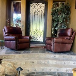 2 Carlton Leather Recliner, Very Working Condition Nice And Clean