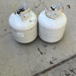 2 Empty Propane Tanks