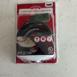 Lighted Foot Switch 9 Feet Long