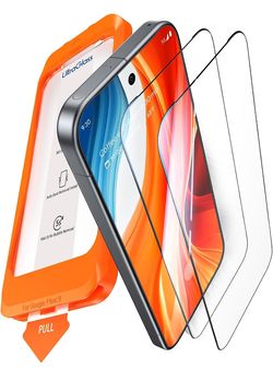 UltraGlass UNBREAK TOP 9H+ Glass for Google Pixel 9/9 Pro Screen Protector [Military Grade Shatterproof & Longest Durable] Pixel 9 Pro Screen Protecto