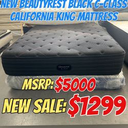 NEW BEAUTYREST BLACK C-CLASS CALIFORNIA KING MATTRESS