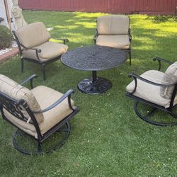 Hanamint Grand Tuscany outdoor patio set