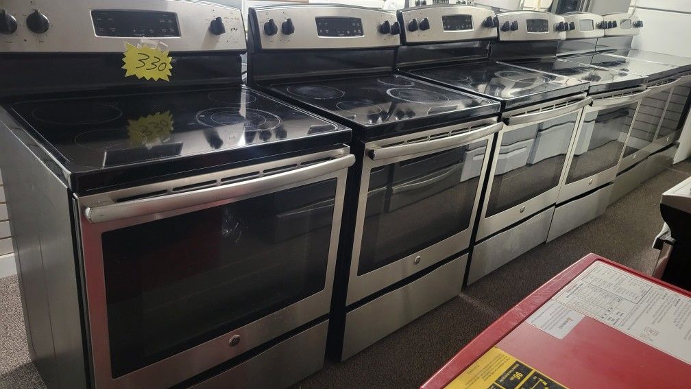 GE ELECTRIC RANGES STOVE OVEN STAINLESS STEEL WORK GREAT CONDITIONS DELIVERY AVAILABLE $330 EACH 
