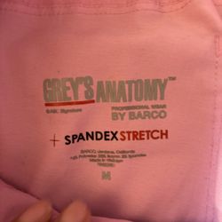 Greys Anatomy scrub set Pink