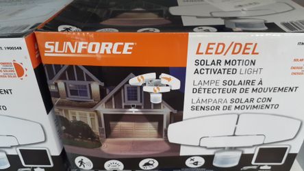 Sunforse led solar motion new box
