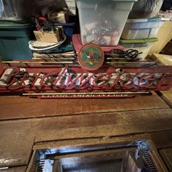 Light Up Budweiser Sign