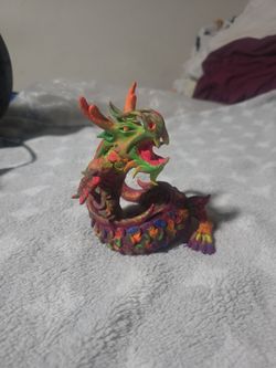 Multicolor Dragon Figurine 3D Printed