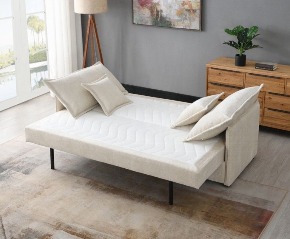 Sofa w/pullout mattress top sleeper(mattress/FullSize)