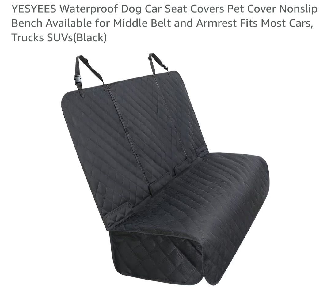 Car seat cover, back seat