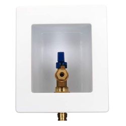 Everbilt 1/2 in. Brass PEX-A Barb Icemaker Outlet Box EBEPXBOXIM - New