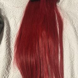 Bellami Long 24 Inch Red Hair Extentions