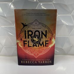 Iron Flame Rebecca Yarros 2023 Hardcover Sprayed Edges 1st Edition 1st Printing